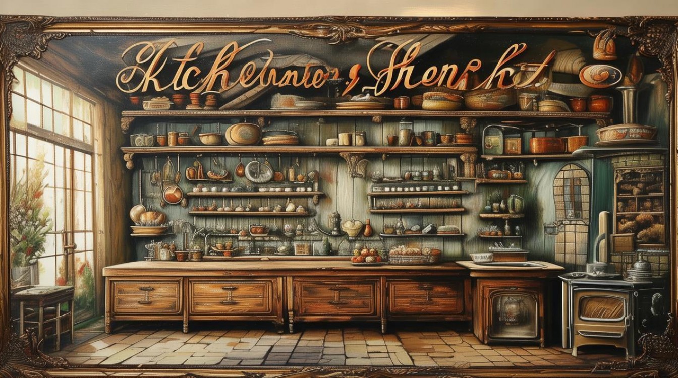 创意厨房装饰画-图1