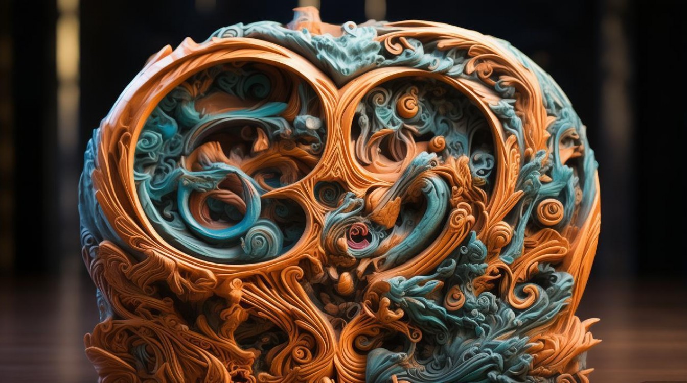 泥塑创意作品-图1