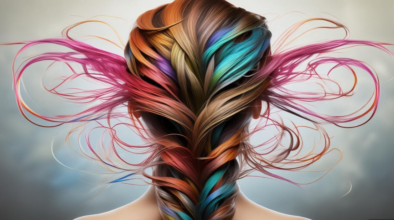 头发创意插画-图1