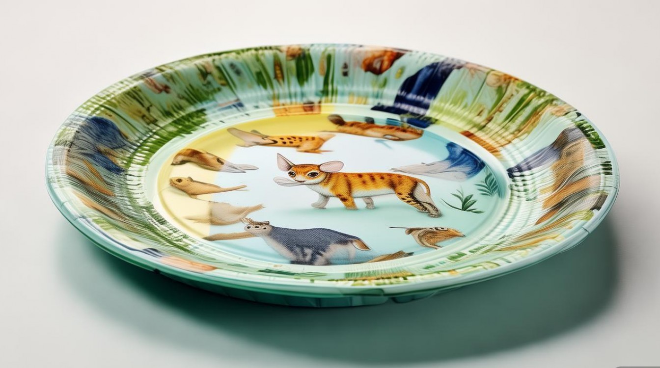 一次性盘子如何变身动物创意画?-图1 一次性盘子如何变身动物创意画?-图1