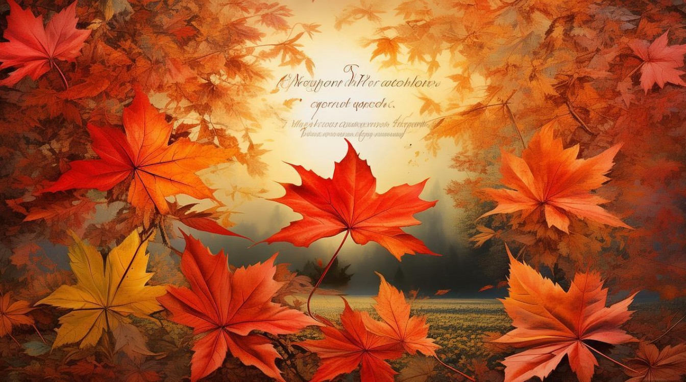 枫叶创意绘画，如何用一片叶子绘出万千世界？-图1