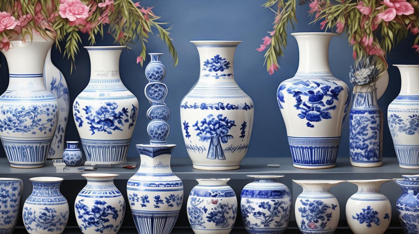 青花瓷创意画图片大全-图1