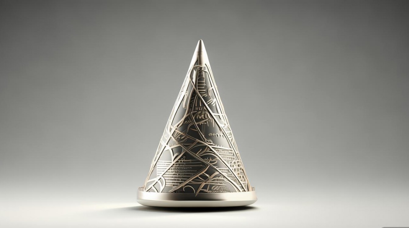 圆锥创意图如何突破传统几何的视觉局限？-图1