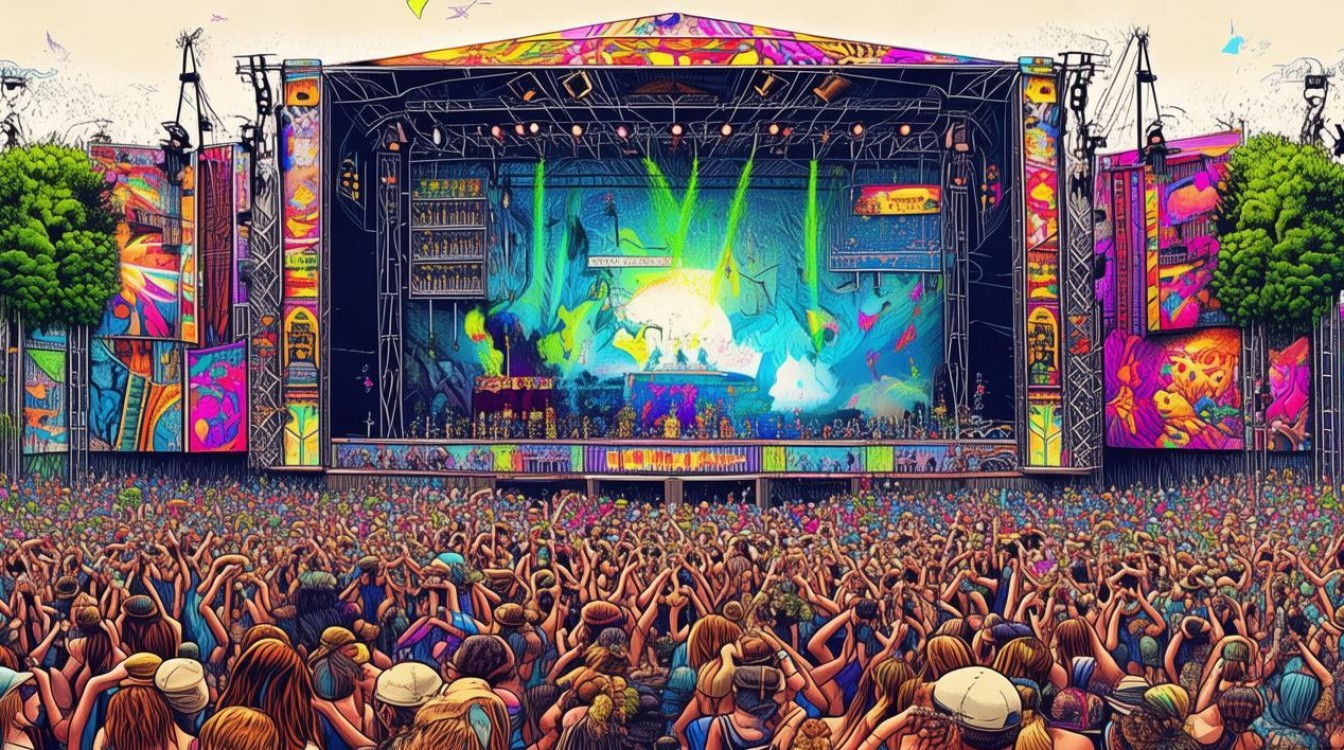 音乐节手绘创意，如何画出独特记忆？-图1