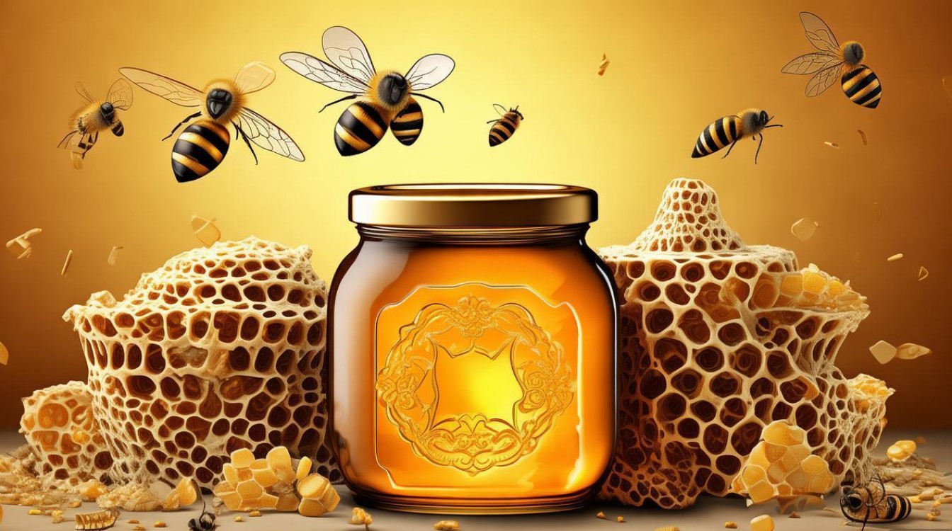 蜂蜜创意图-图1