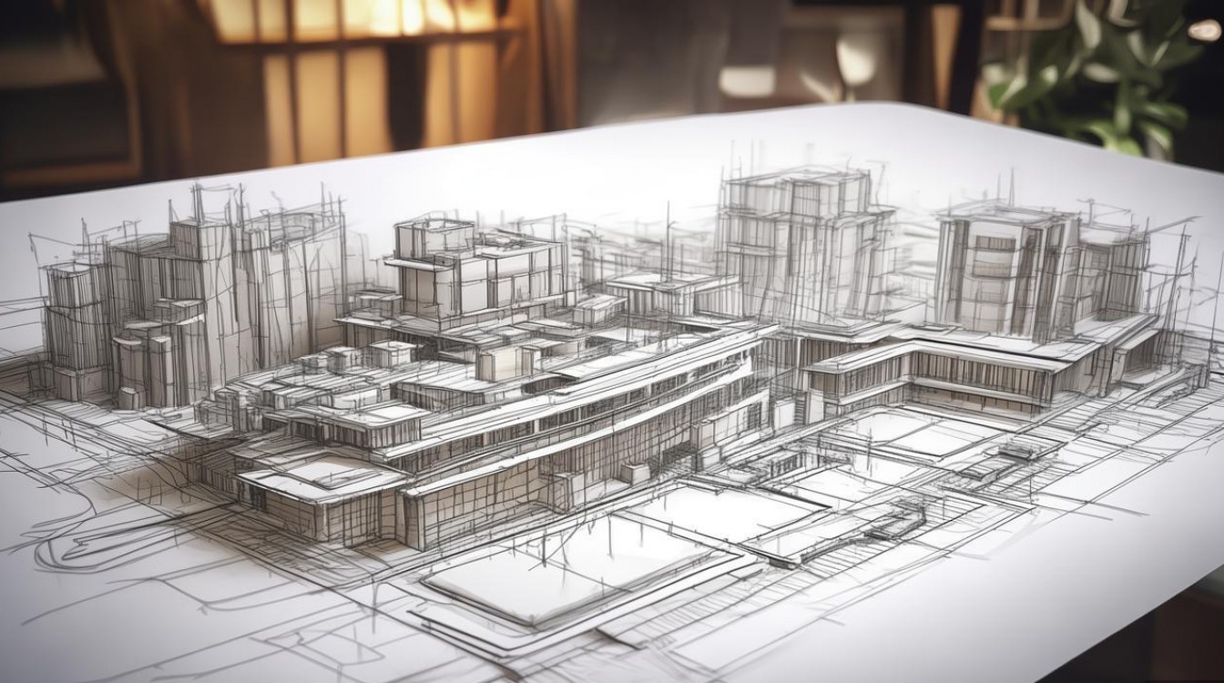 创意素描 建筑-图1