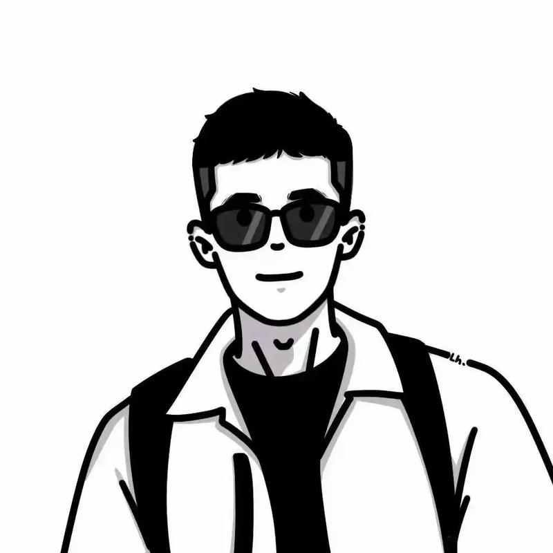 男生简约创意头像图片-图1