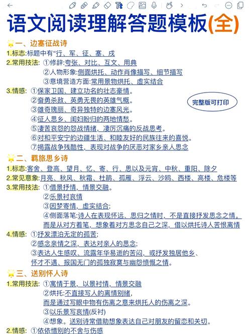 高三语文阅读理解技巧-图1