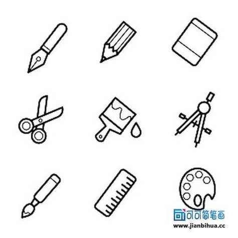 创意文具简笔画怎么画才有趣？-图1