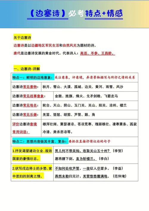 边塞诗技巧-图1