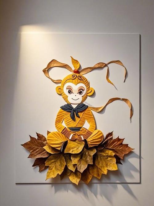 落叶手工怎么做出创意？-图1