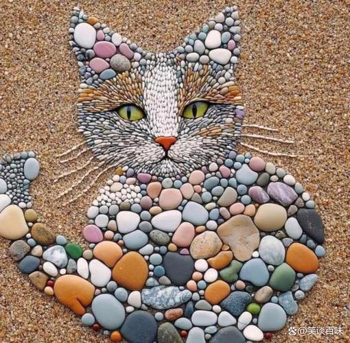 创意卵石画-图1