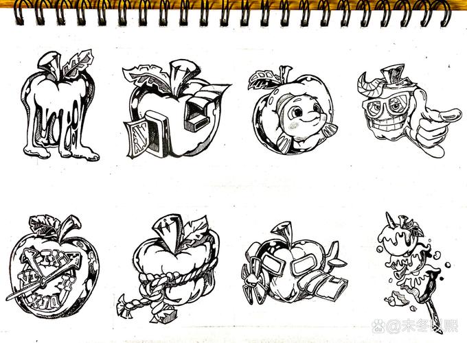苹果的创意图形-图2