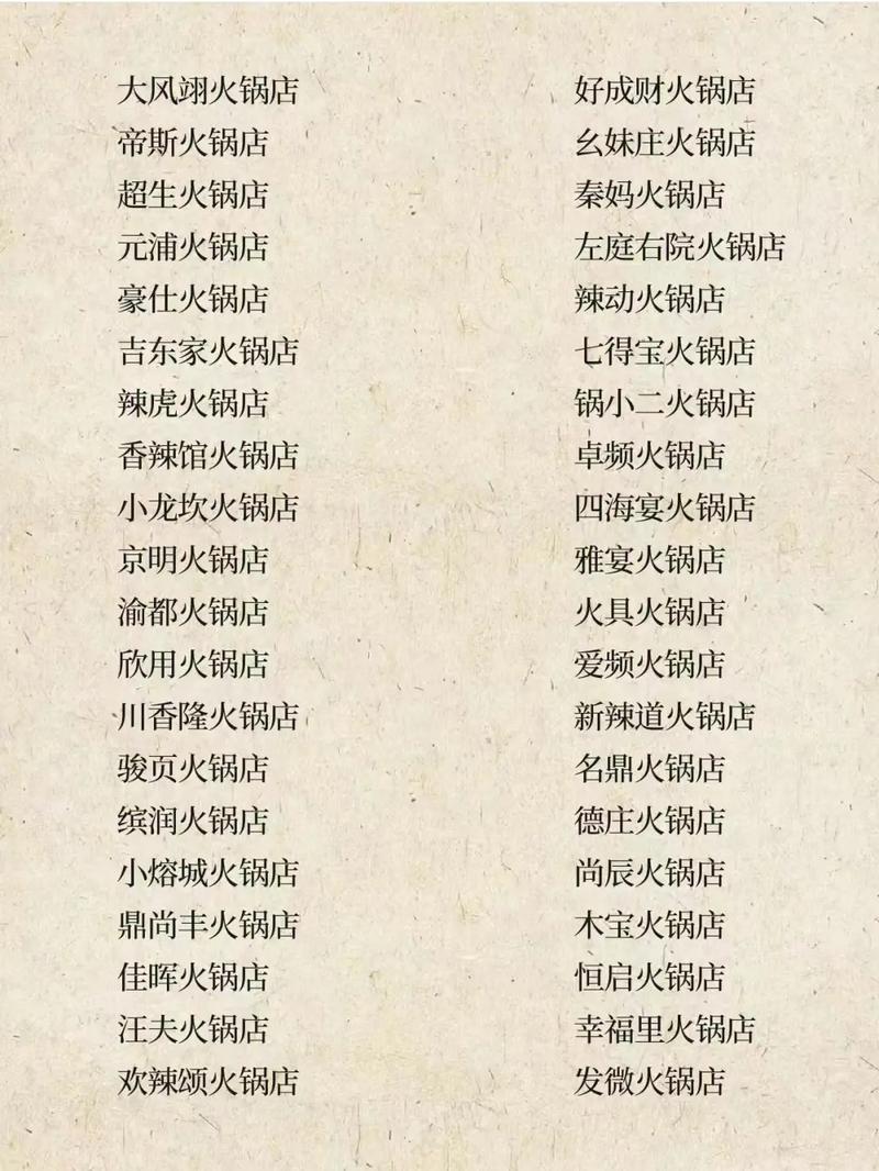 创意店名字-图3