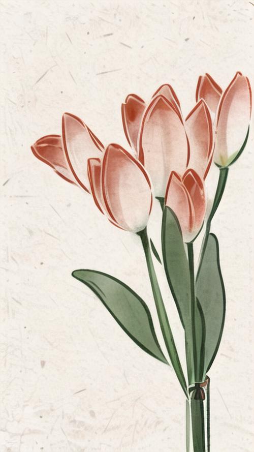 郁金香创意插画-图2 郁金香创意插画-图2