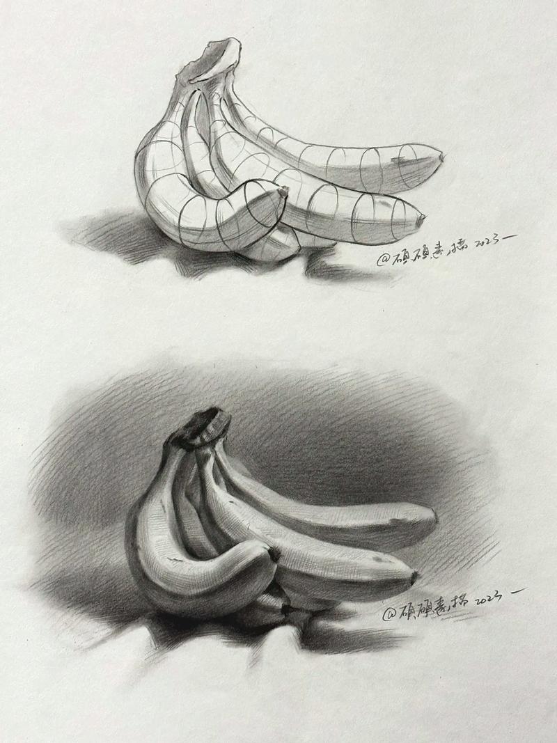 香蕉创意素描-图2 香蕉创意素描-图2