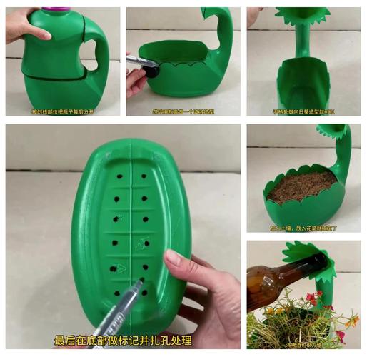 塑料瓶改花盆，创意改造怎么做？-图1