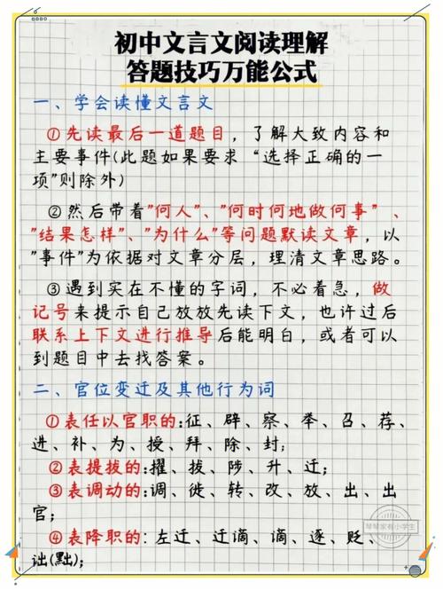 初一文言文答题有何技巧？-图2