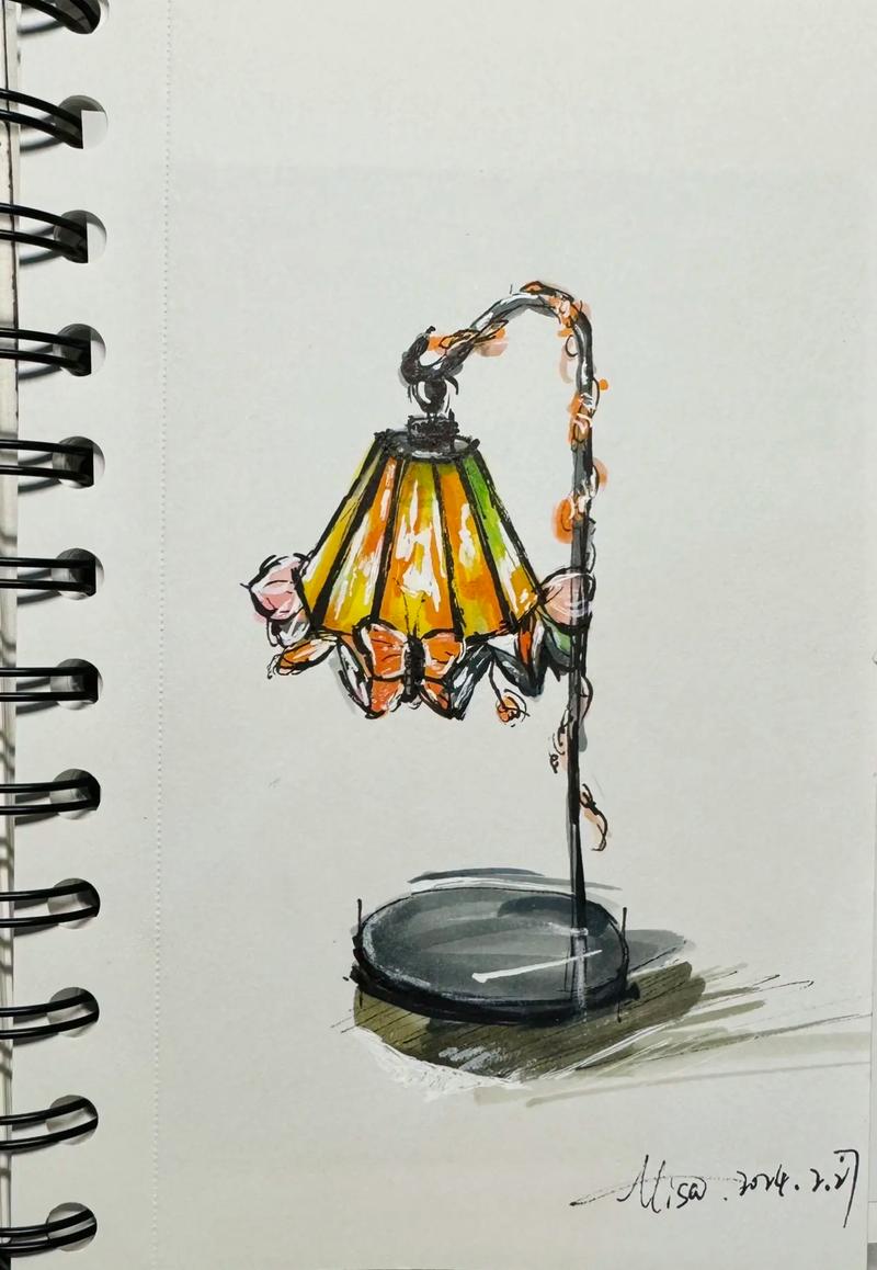 创意灯具设计手绘图-图2