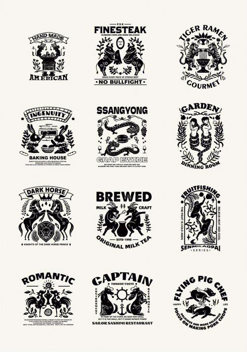 创意徽章设计-图1