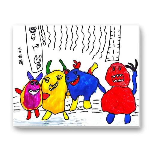 怪兽房子创意画怎么画？图片哪里有？-图1