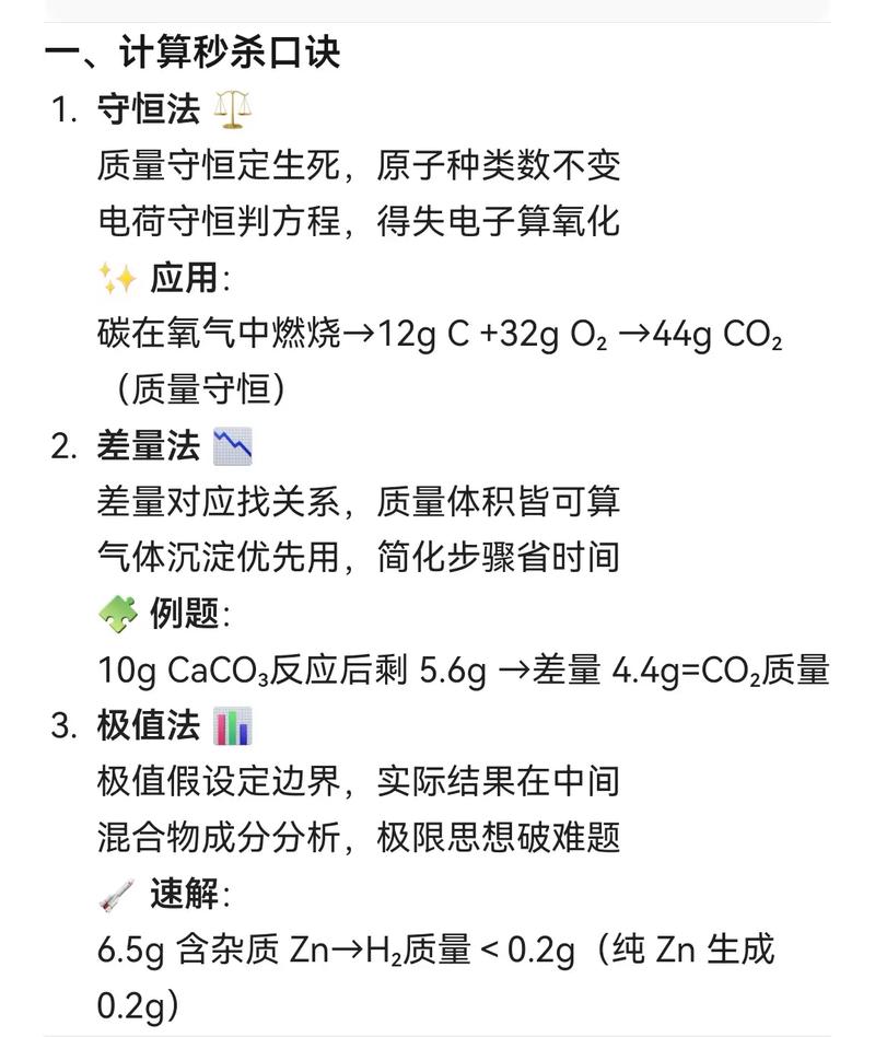 中考化学复习技巧，中考化学攻略-图1
