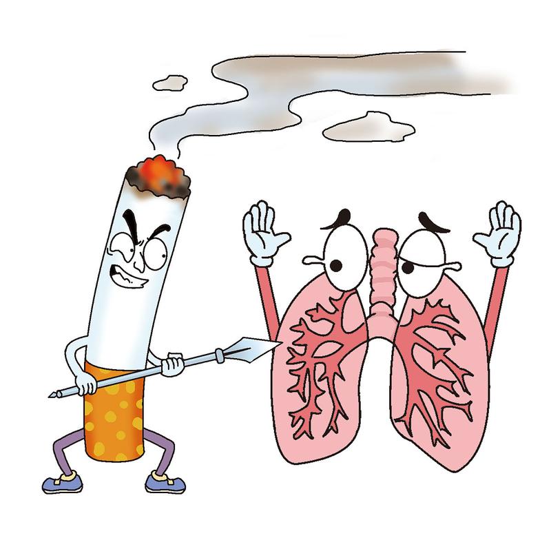 烟与肺创意图-图3
