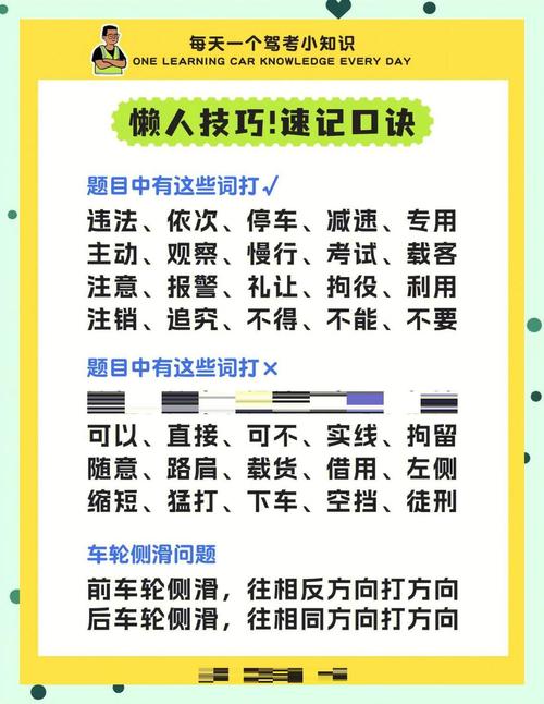 科一考试小技巧，科一考试小诀窍-图1
