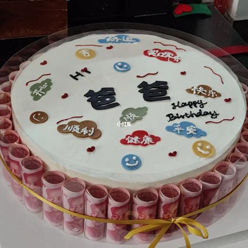 爸爸50岁创意生日蛋糕，爸爸50岁创意生日蛋糕图片-图3