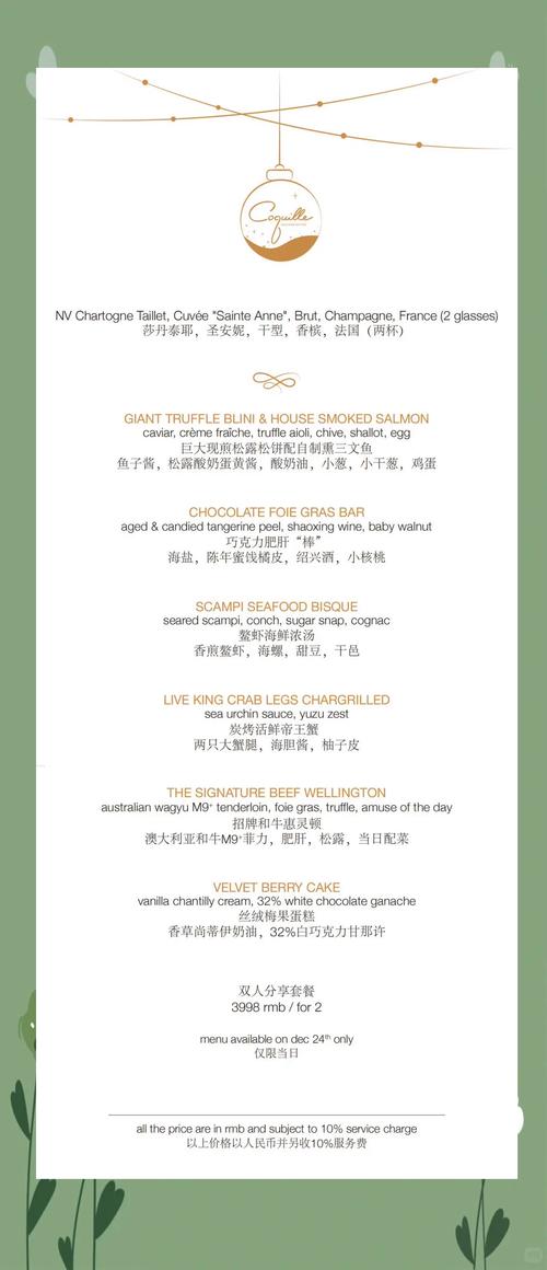 圣诞节创意菜单，圣诞节创意菜单主菜-图1