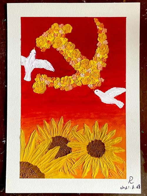 创意党旗作品有何巧思？-图3