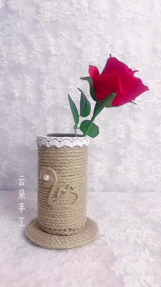 创意毛线缠瓶子图片-图2 创意毛线缠瓶子图片-图2