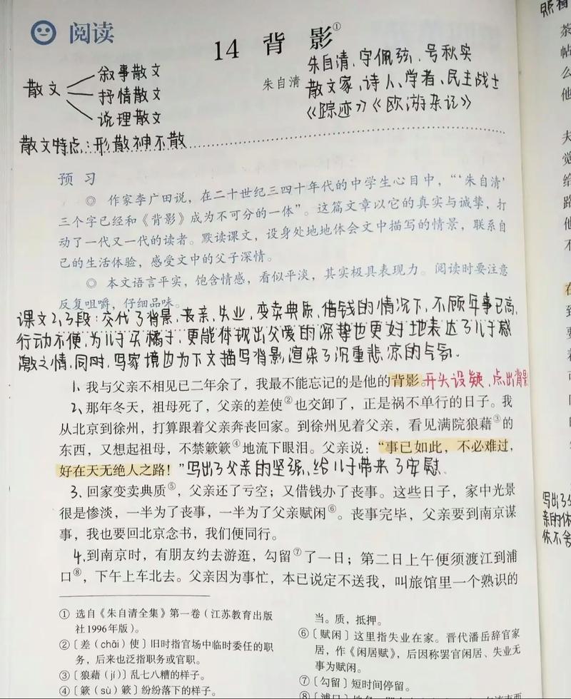 《背影》朗诵方法技巧-图1