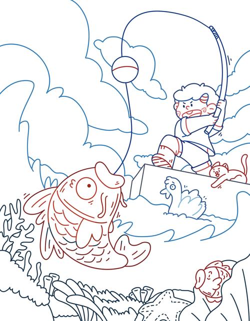 创意钓鱼图片-图3