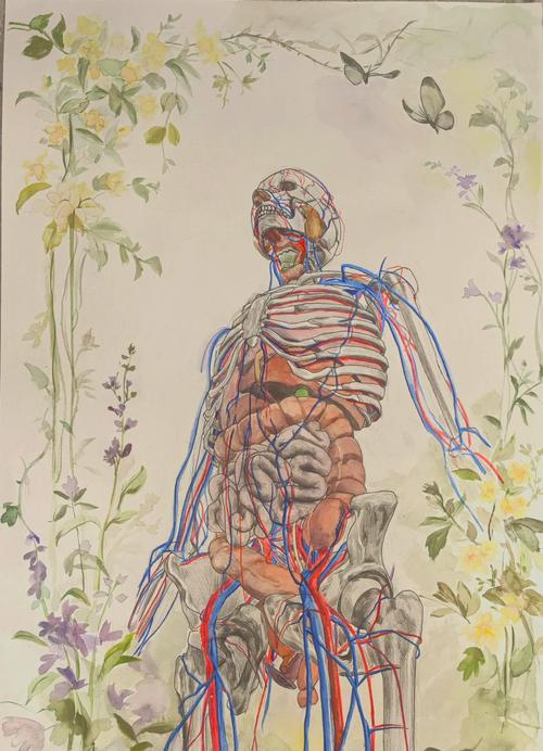 医学创意，医学创意绘画大赛一等奖作品-图1