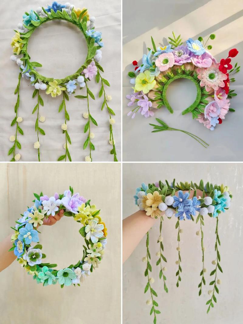 创意手工花环,创意手工花环图片-图1 创意手工花环,创意手工花环图片-图1