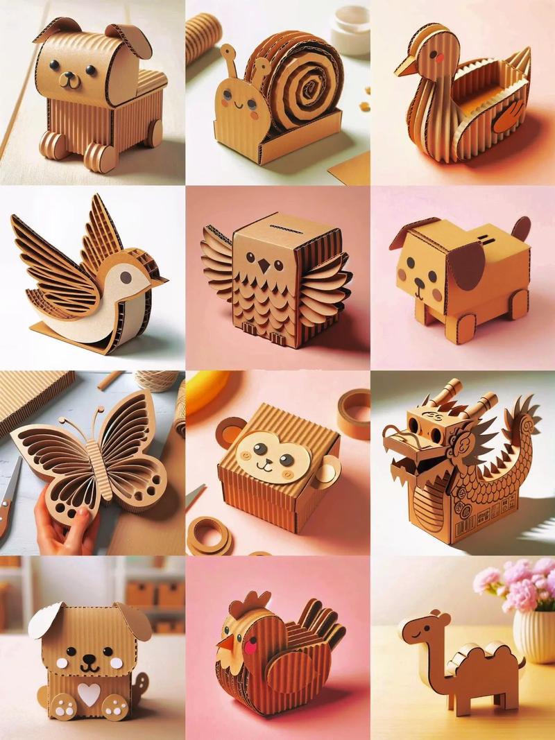 纸板 创意，纸板创意手工制作大全-图1