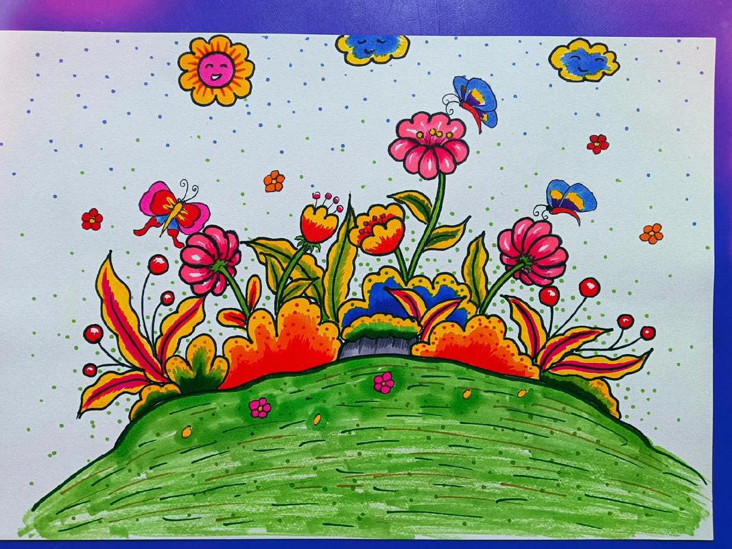 儿童创意绘画春天怎么画？-图2