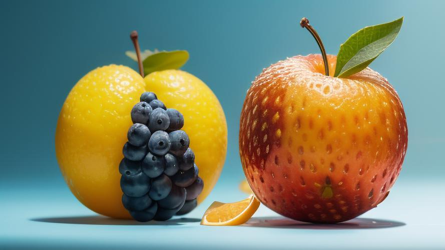 水果的创意，水果的创意背景图片-图1