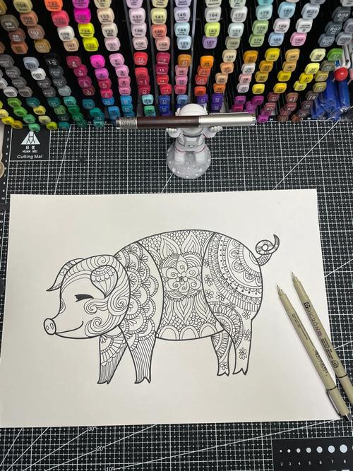 猪创意线描如何突破传统线描的框架?-图2 猪创意线描如何突破传统线描的框架?-图2