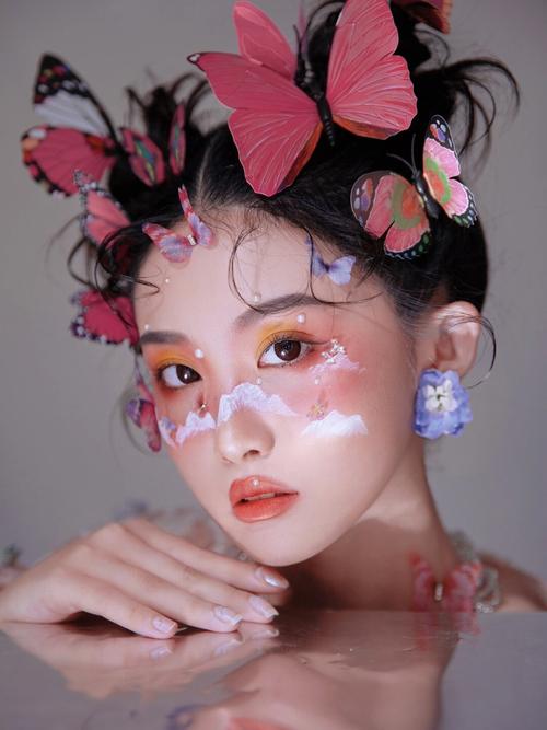以蝴蝶为主题的创意妆-图3