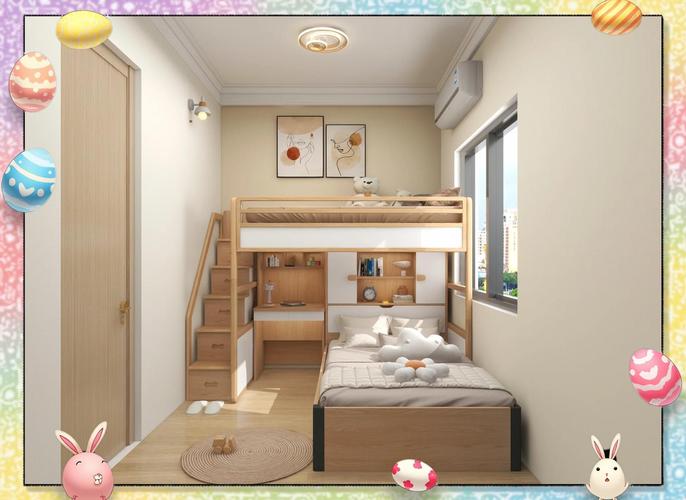 创意上下床装修效果图，这样设计能实用又省空间吗？-图2