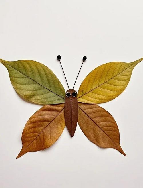 树叶创意画怎么简单做？-图1