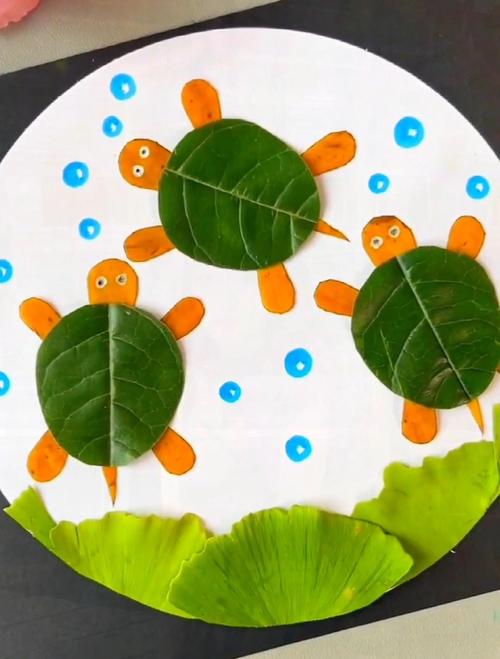 树叶创意画怎么简单做？-图2