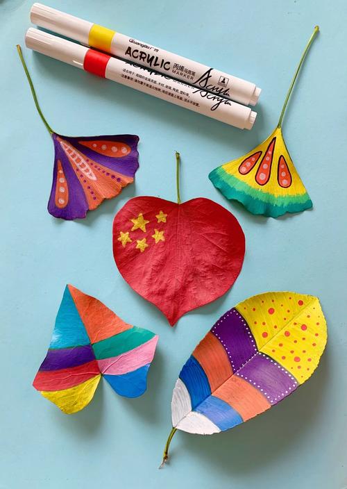 树叶创意画怎么简单做？-图3