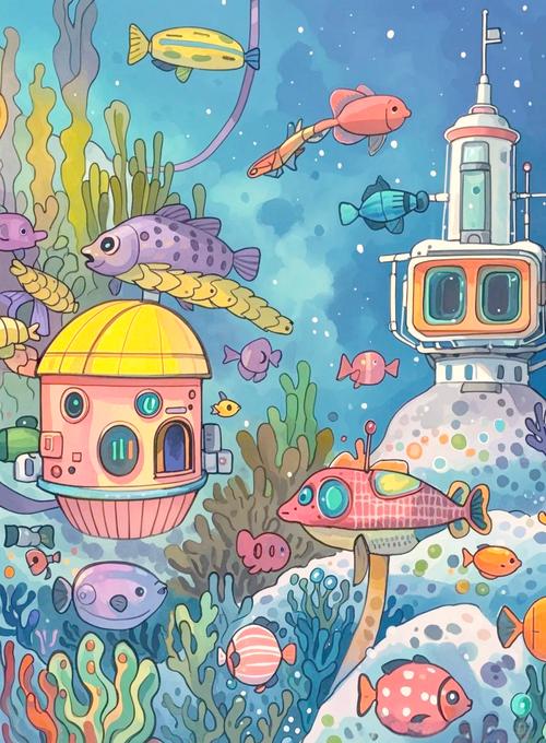 海底世界创意设计图片如何实用化？-图3