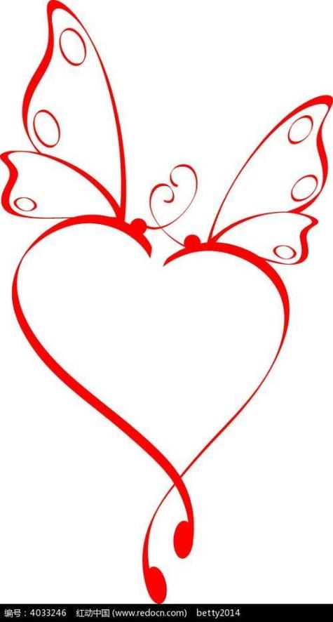 创意桃心画，桃心画法-图1