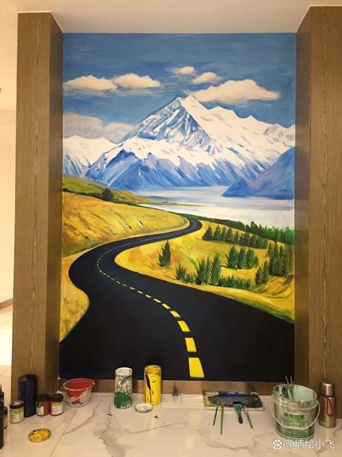 创意手绘墙画-图2