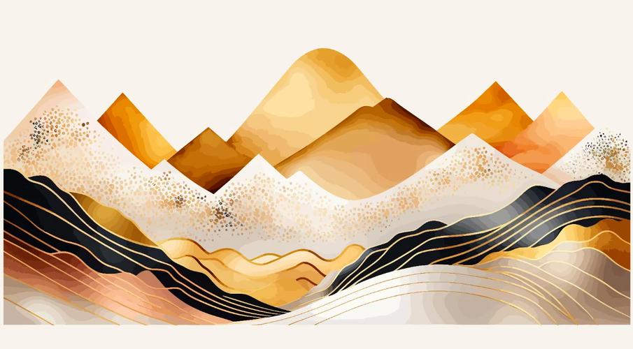 山的图形创意设计，山的图形创意设计图片-图2