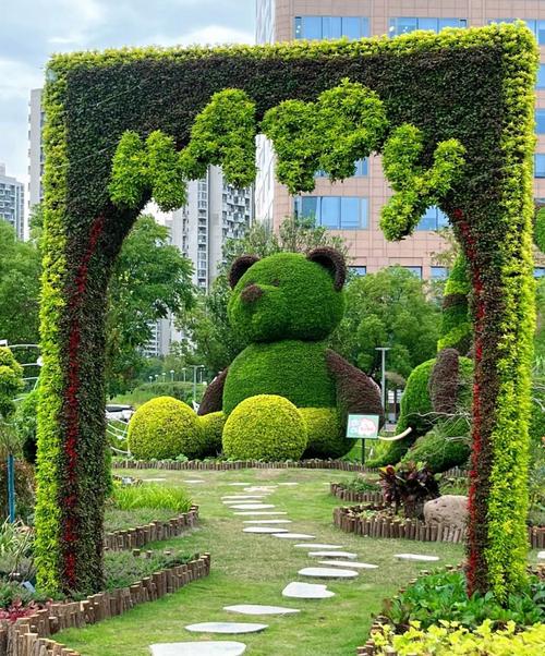 园区绿化创意，园区绿化创意摆件-图1